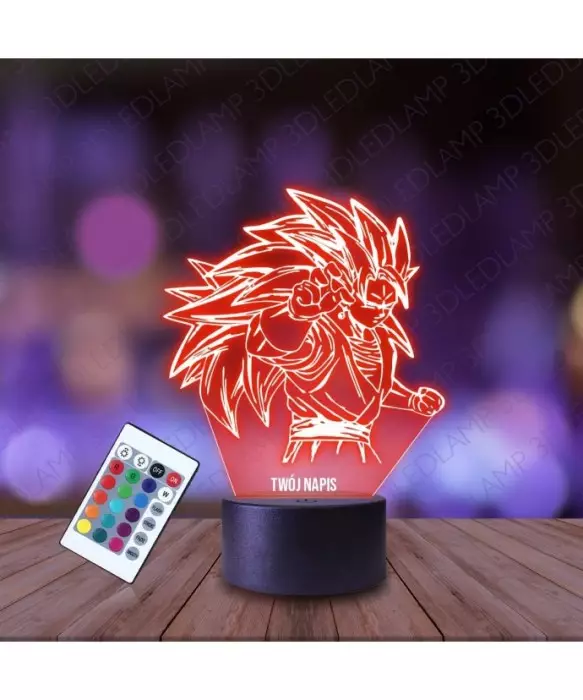 Lampka Nocna 3D LED LAMP Dragon Ball