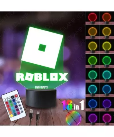 Lampka Nocna 3D LED LAMP Roblox