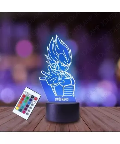 Lampka Nocna 3D LED LAMP Dragon Ball Vegeta