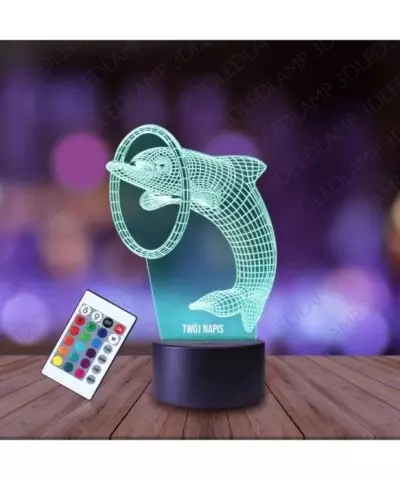 Lampka Nocna 3D LED LAMP Delfin