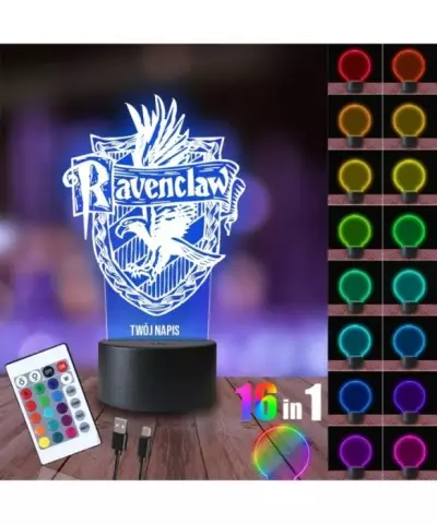 Lampka Nocna 3D LED LAMP Harry Potter Ravenclaw