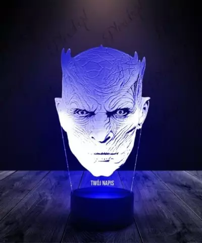 Lampka LED 3D Plexido Gra o Tron Nocny Król
