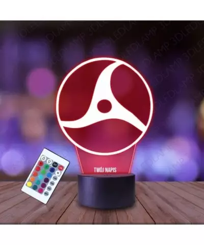 Lampka Nocna 3D LED LAMP Uchiha Itachi Znak