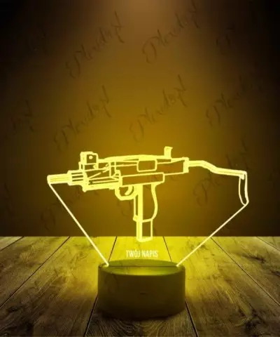 Lampka LED 3D Plexido Fortnite Broń