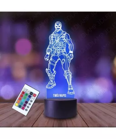 Lampka Nocna 3D LED LAMP Fortnite Czaszkownik