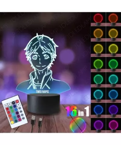 Lampka Nocna 3D LED LAMP Haikyuu