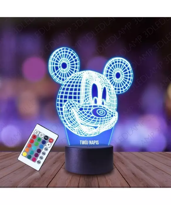 Lampka Nocna 3D LED LAMP Myszka Miki