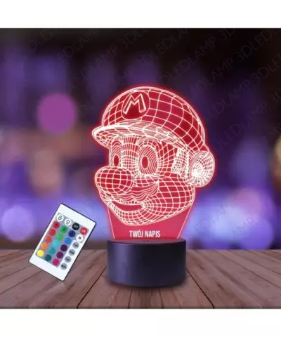 Lampka Nocna 3D LED LAMP Super Mario