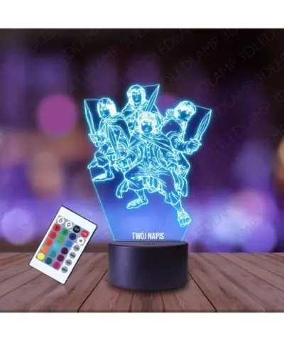 Lampka Nocna 3D LED LAMP Władca Pierścieni Drużyna
