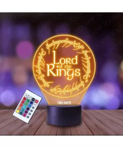 Lampka Nocna 3D LED LAMP Władca Pierścieni