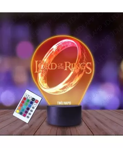 Lampka Nocna 3D LED LAMP Władca Pierścieni Pierścień