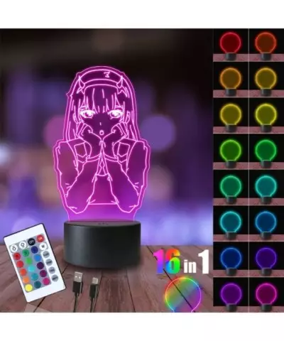 Lampka Nocna 3D LED LAMP Zerotwo Darling in the Franxx Buziak