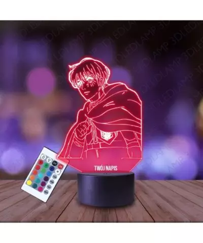 Lampka Nocna 3D LED LAMP Atak Tytanów Armin