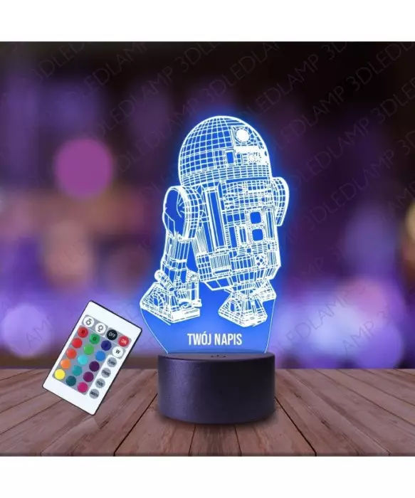 Lampka Nocna 3D LED LAMP R2-D2 Star Wars