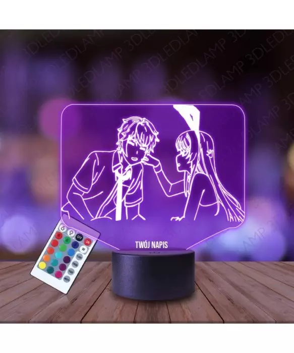 Lampka Nocna 3D LED LAMP Seishun Sakurajima