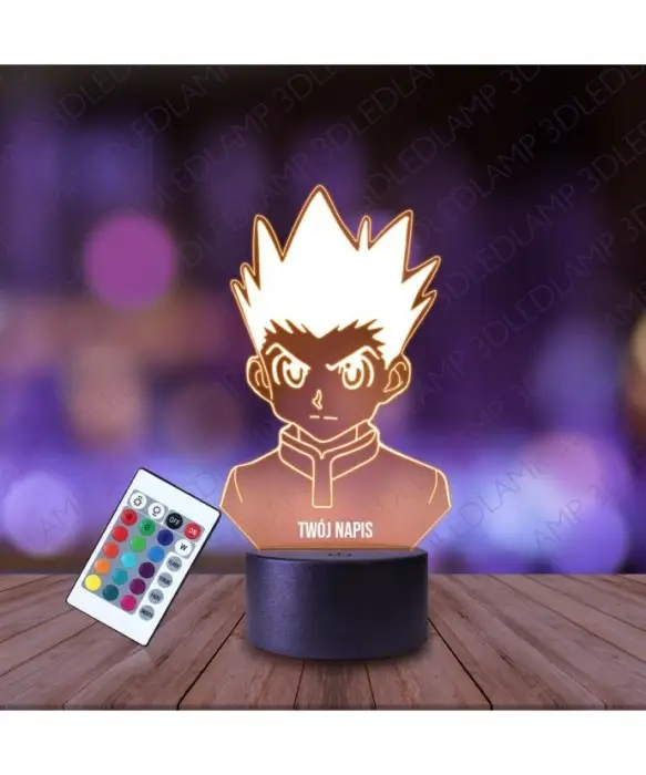 Lampka Nocna 3D LED LAMP Gon Freecss