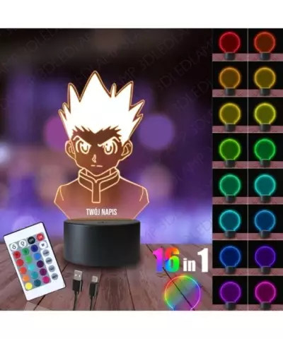 Lampka Nocna 3D LED LAMP Gon Freecss