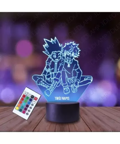 Lampka Nocna 3D LED LAMP Killua i Gon
