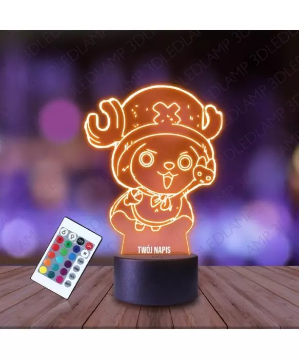 Lampka Nocna 3D LED LAMP Monkey Luffy One Piece