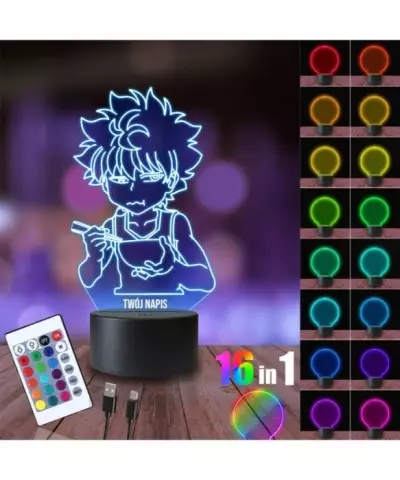 Lampka Nocna 3D LED LAMP Killua