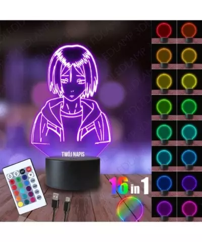 Lampka Nocna 3D LED LAMP Haikyuu Kenma
