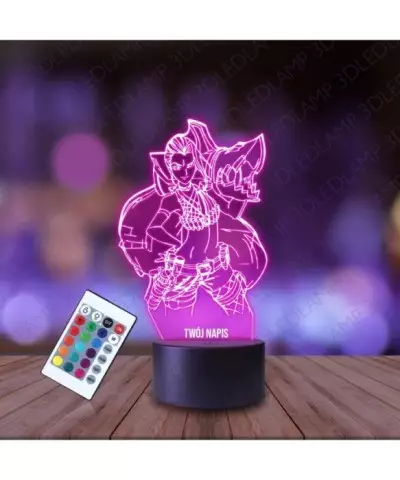 Lampka Nocna 3D LED LAMP League of Legends Jinx