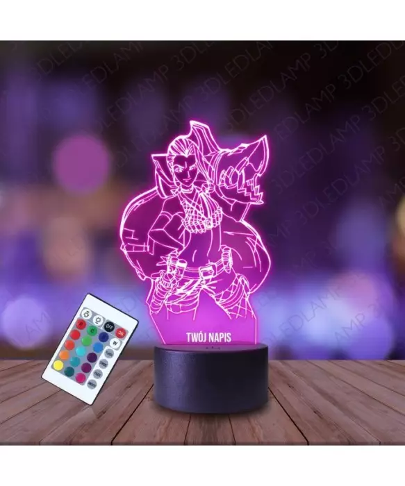 Lampka Nocna 3D LED LAMP League of Legends Jinx