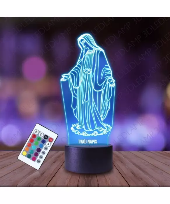 Lampka Nocna 3D LED LAMP Maryja