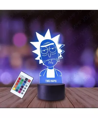 Lampka Nocna 3D LED LAMP Rick and Morty