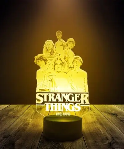 Lampka LED 3D Plexido Stranger Things Postacie - 2
