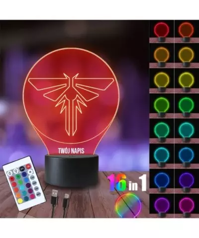 Lampka Nocna 3D LED LAMP The Last Of Us