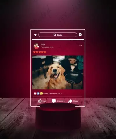 Ramka Facebook na Szkle Twój Post Zdjęcie - 2