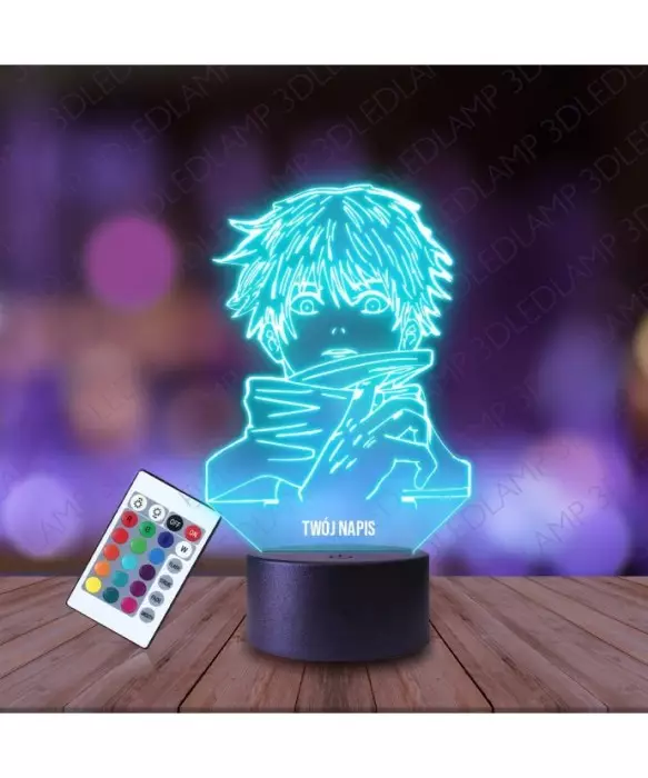 Lampka Nocna 3D LED LAMP Satoru Gojo Jujutsu Kaisen