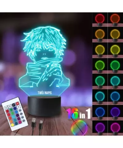 Lampka Nocna 3D LED LAMP Satoru Gojo Jujutsu Kaisen