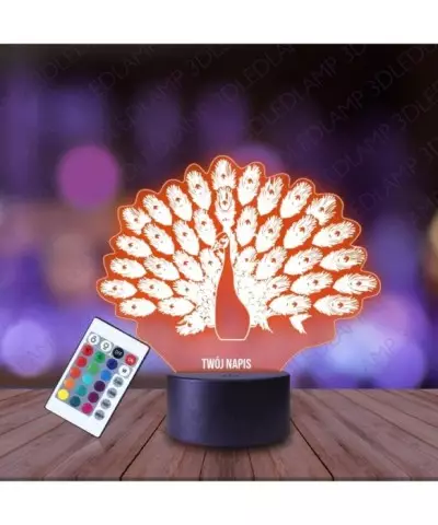 Lampka Nocna 3D LED LAMP Paw