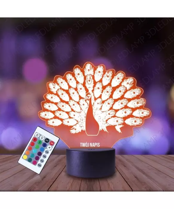 Lampka Nocna 3D LED LAMP Paw