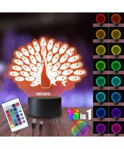 Lampka Nocna 3D LED LAMP Paw