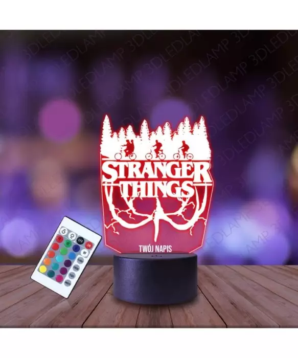 Lampka Nocna 3D LED LAMP Stranger Things Drzewo