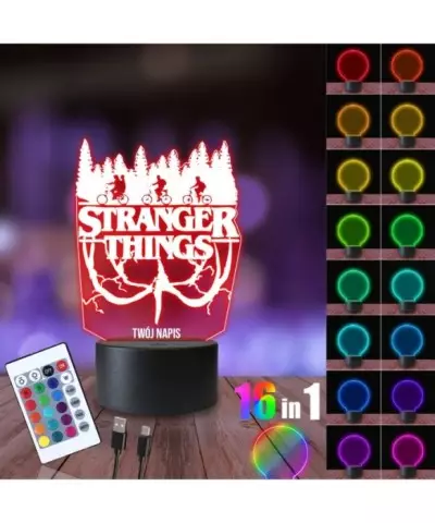Lampka Nocna 3D LED LAMP Stranger Things Drzewo