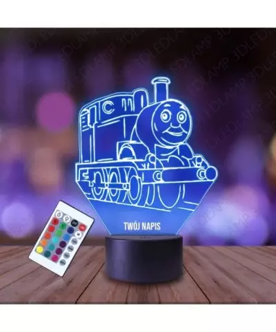 Lampka Nocna 3D LED LAMP Pociąg Tomek i Przyjaciele