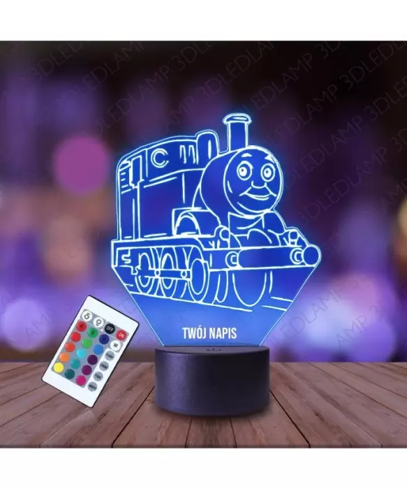 Lampka Nocna 3D LED LAMP Pociąg Tomek i Przyjaciele