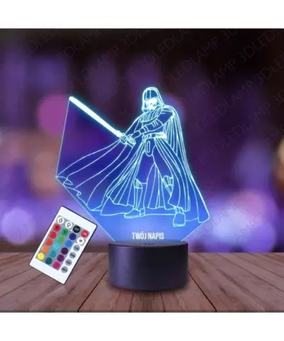 Lampka Nocna 3D LED LAMP Darth Vader Miecz