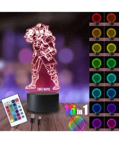 Lampka Nocna 3D LED LAMP APEX Bloodhound