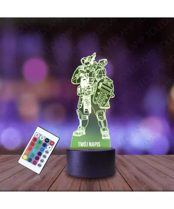 Lampka Nocna 3D LED LAMP APEX Gibraltar