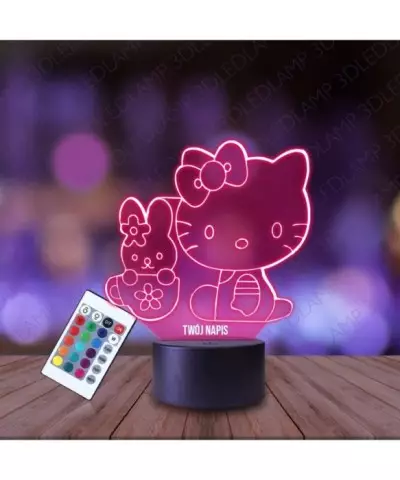 Lampka Nocna 3D LED LAMP HELLO KITTY MUM KID MAMA