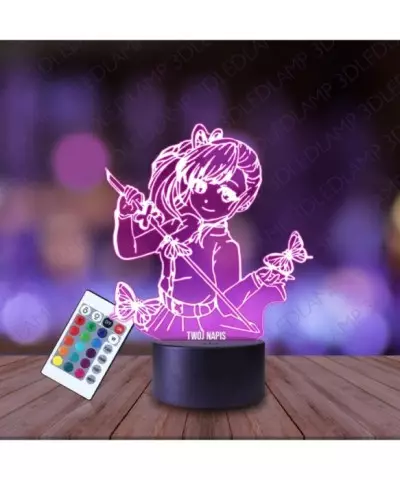 Lampka Nocna 3D LED LAMP Demon Slayer Kanao Tsuyuri