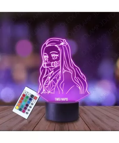 Lampka Nocna 3D LED LAMP Demon Slayer Kamado Nezuko