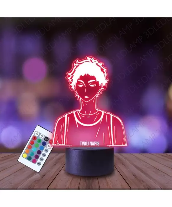 Lampka Nocna 3D LED LAMP Haikyuu Shoyo Hinata