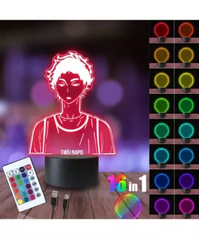 Lampka Nocna 3D LED LAMP Haikyuu Shoyo Hinata