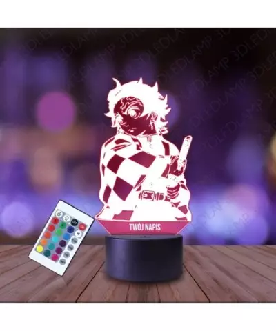 Lampka Nocna 3D LED LAMP Demon Slayer Tanjiro Kamado